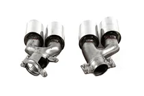 BMW 6 Series G32 2017- Exhaust tips M6 Silver (2 pcs) photo 6