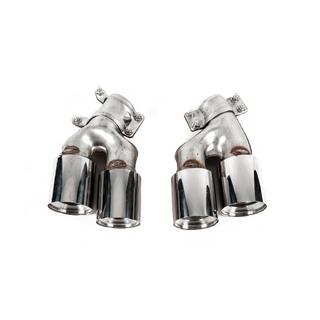 Exhaust tips M6 Silver (2 pcs) photo 3