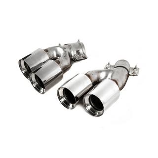 Exhaust tips M6 Silver (2 pcs) photo 1