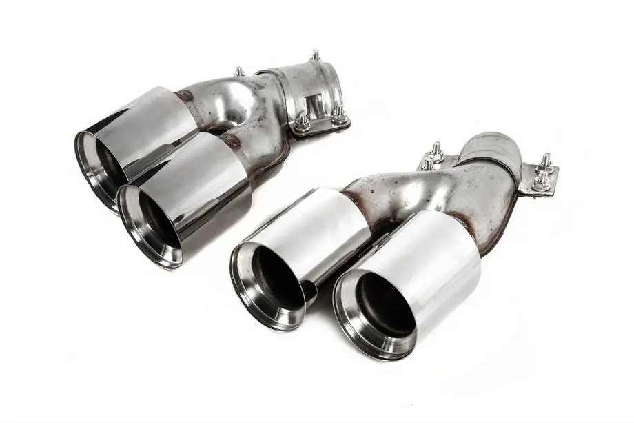 BMW 6 Series G32 2017- Exhaust tips M6 Silver (2 pcs) Image