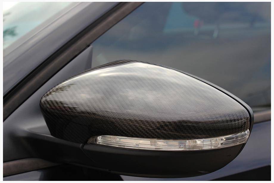 Volkswagen Beetle 2011-2015 Mirror Covers (2 pcs, Real Carbon) Photo 6