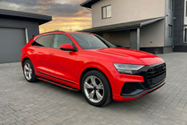 Audi Q8 2018- Side steps Maya Red (2 pcs, Aluminum) photo 3