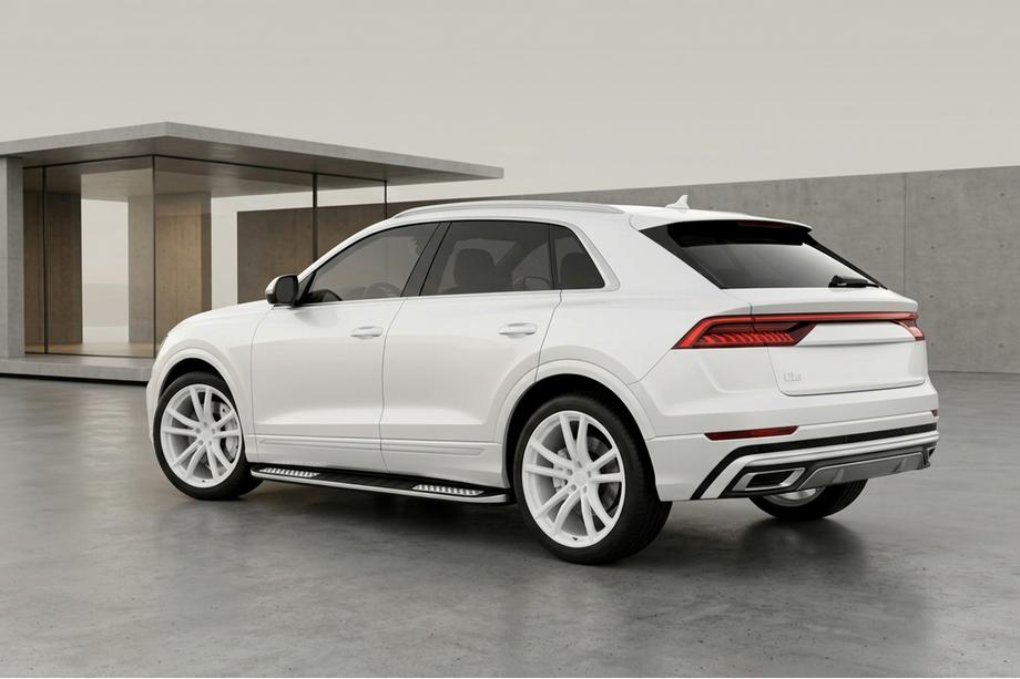 Audi Q8 2018- Side Steps Tayga V2 (2 pcs, Aluminum) Image