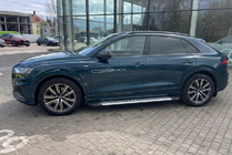 Audi Q8 2018- Side steps Line (2 pcs, aluminum) photo 1
