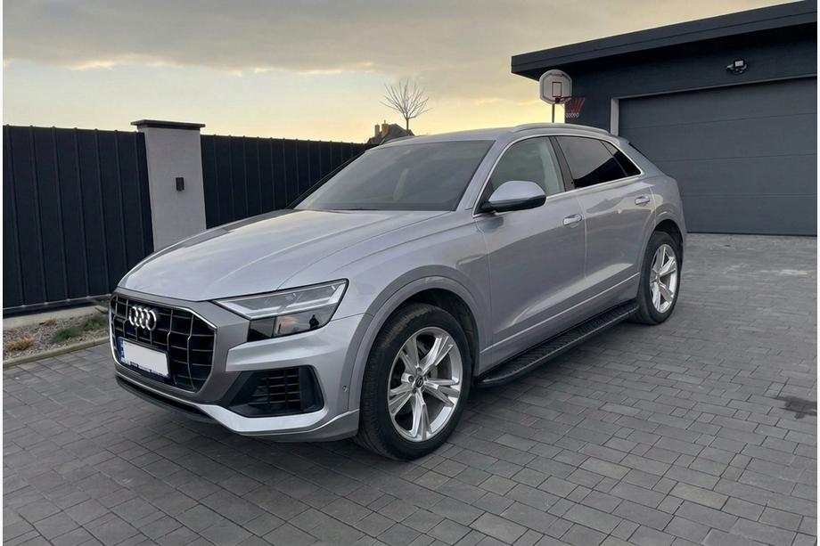 Audi Q8 2018- Side Steps Bosphorus Black (2 pcs, Aluminum) Image