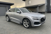 Audi Q8 2018- Rainbow Side Steps (2 pcs, Aluminum) photo 1