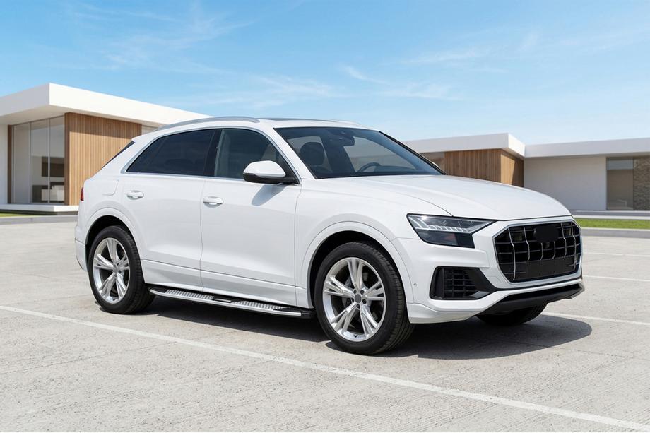 Audi Q8 2018- Side Steps Mevsim Grey (2 pcs, Aluminum) Image