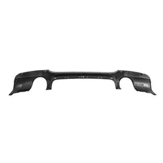 Rear bumper diffuser for dual single exhaust (for E90 M-Sport 2008-2011) photo 4