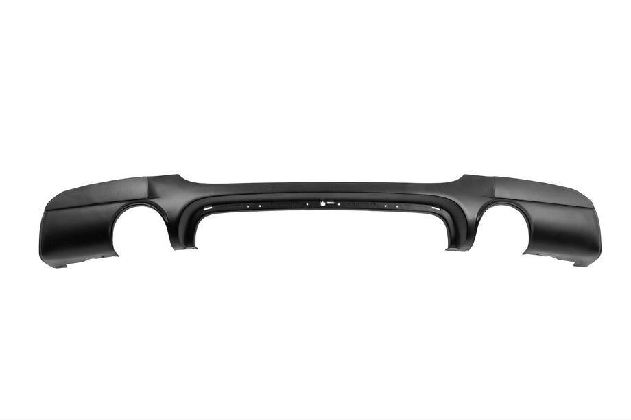 BMW 3 Series E90/E91 2005-2011 Rear bumper diffuser for dual single exhaust (for E90 M-Sport 2008-2011) Image