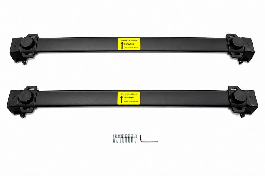Jeep Compass 2016- Roof rack cross bars for integrated roof rails OEM (2 pcs) Black Image