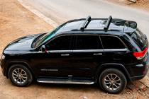 Jeep Grand Cherokee WK2 2010-2021 Roof rack cross bars for integrated roof rails OEM (2 pcs) Grey photo 10