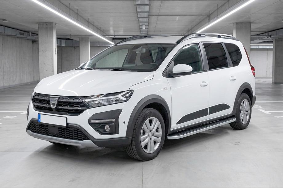 Dacia Jogger 2022- Side steps Tayga Grey (2 pcs, aluminum) Photo 1