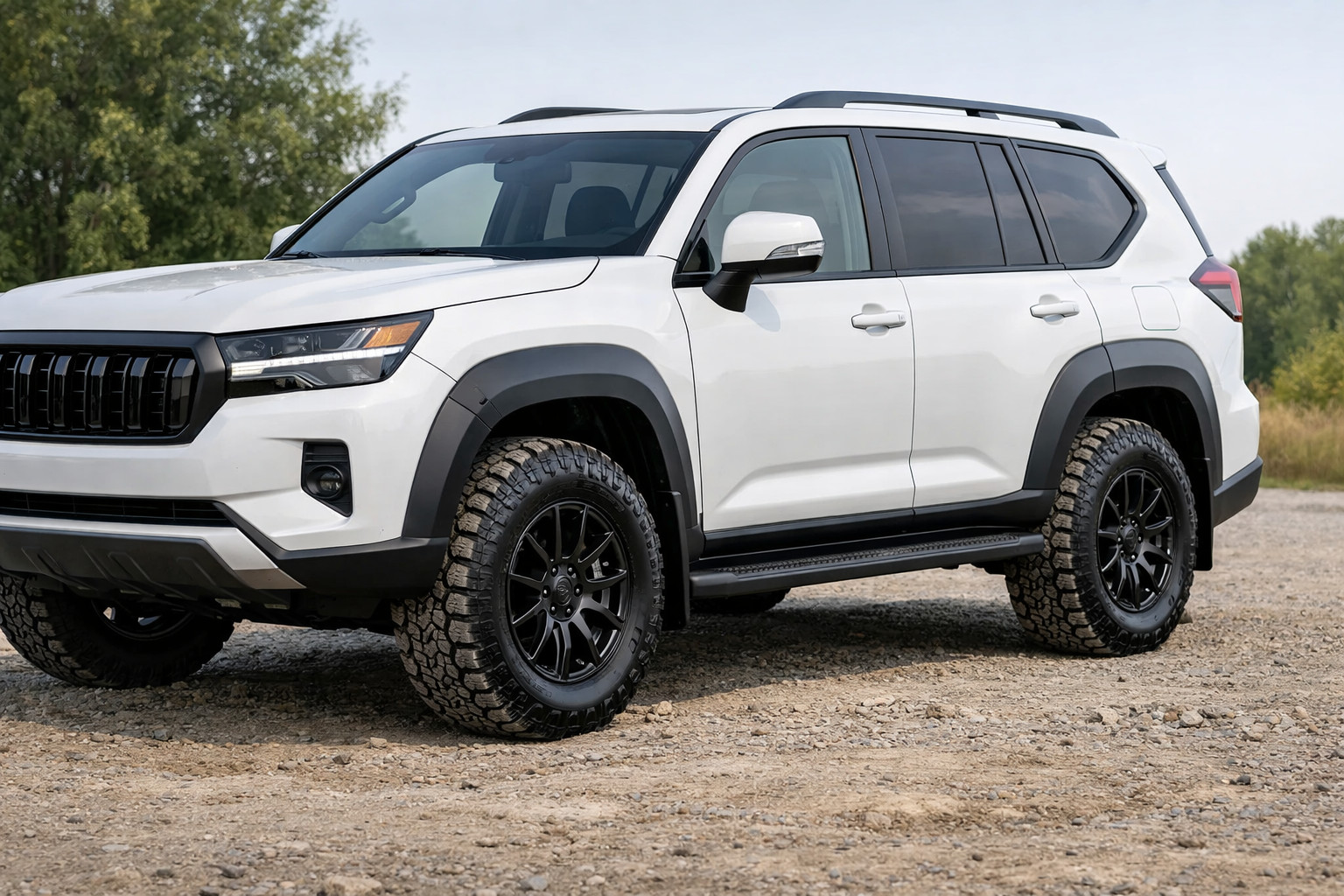 Toyota Land Cruiser Prado 250: what to fit to stop mud on the sides and narrow arches
