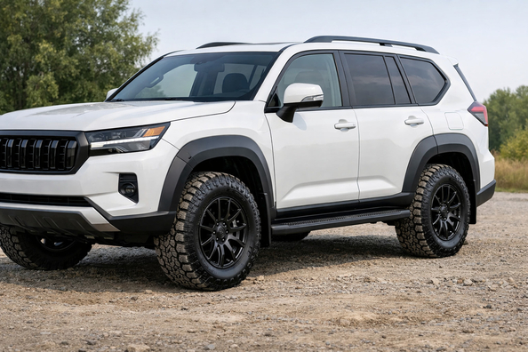 Toyota Land Cruiser Prado 250: what to fit to stop mud on the sides and narrow arches Photo 1