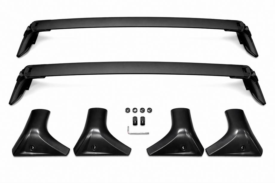 Lexus NX 2014-2021 Roof rack cross bars for integrated roof rails OEM (2016-2021, 2 pcs) Black Photo 2