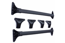 Lexus RX 2016-2022 Roof rack cross bars for integrated roof rails OEM (2 pcs) Black photo 4