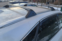 Lexus RX 2016-2022 Roof rack cross bars for integrated roof rails OEM (2 pcs) Black photo 3