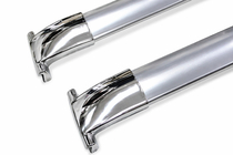 Lexus LX570/450d 2008-2022 Roof rack cross bars for integrated roof rails OEM (2 pcs) Chrome photo 4
