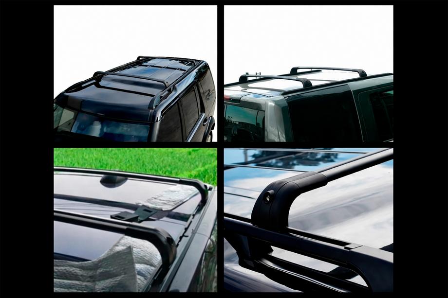 Land Rover Discovery IV 2009-2017 Roof rack cross bars for integrated roof rails OEM (2 pcs) Grey Photo 4