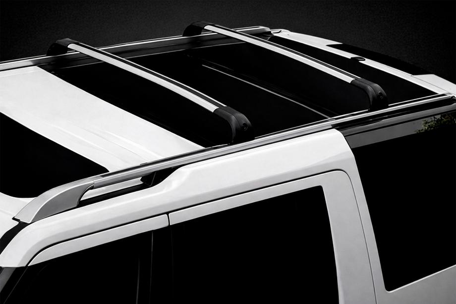 Land Rover Discovery IV 2009-2017 Roof rack cross bars for integrated roof rails OEM (2 pcs) Grey Photo 3