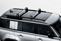 Land Rover Defender 2019- Roof rack cross bars for integrated roof rails OEM (2 pcs) Black photo 5