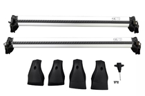 Toyota Corolla 2019- Roof rack cross bars for integrated roof rails OEM (HB, 2 pcs) photo 2
