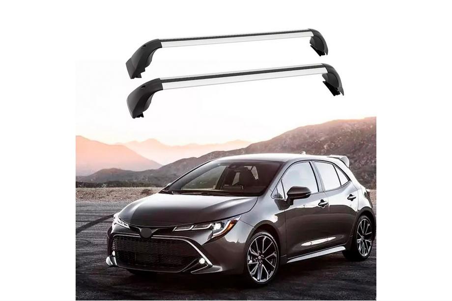 Toyota Corolla 2019- Roof rack cross bars for integrated roof rails OEM (HB, 2 pcs) Image
