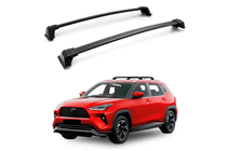 Toyota Yaris/Yaris Cross (XP210) 2020- Roof rack cross bars for integrated roof rails OEM (2 pcs) Black photo 1
