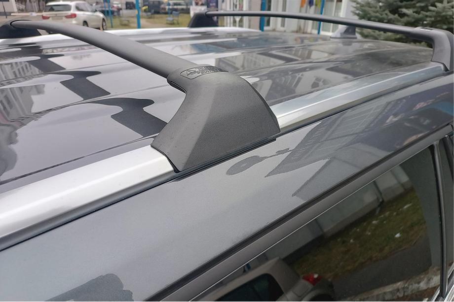 Toyota Highlander 2019- Roof rack cross bars for integrated roof rails OEM (2 pcs) Black Photo 2