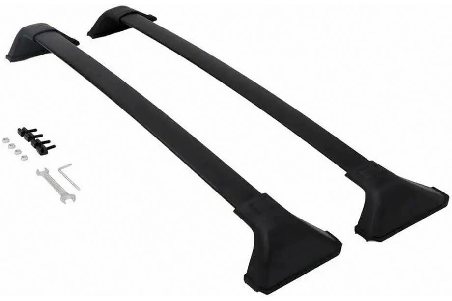 Toyota Highlander 2019- Roof rack cross bars for integrated roof rails OEM (2 pcs) Black Photo 5