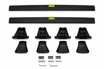 Lexus TX 2023– Roof rack cross bars for integrated roof rails OEM (2 pcs) Black photo 3