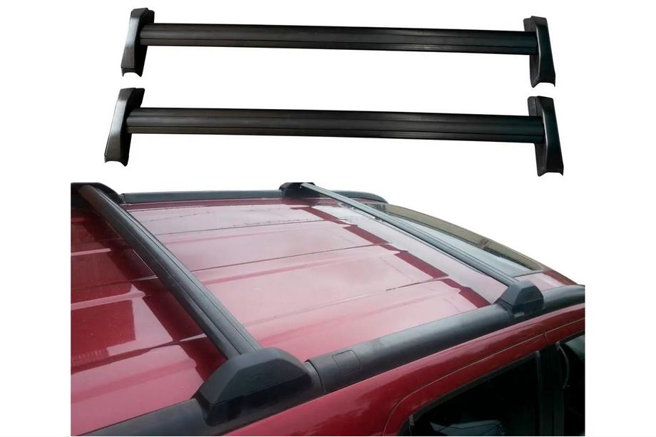 Honda CRV 2001-2006 Lockable OEM cross bars for factory mounting points (2 pcs) Photo 3