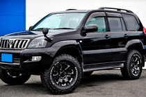 Toyota Land Cruiser Prado 120 2002-2009 Side steps HARMS (2 pcs) photo 2