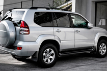 Toyota Land Cruiser Prado 120 2002-2009 Side steps HARMS (2 pcs) photo 3