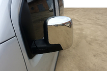 Citroen Nemo 2007-2017 Mirror Covers Caps (2 pcs, Stainless Steel) photo 1