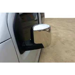 Mirror Covers Caps (2 pcs, Stainless Steel) photo 1