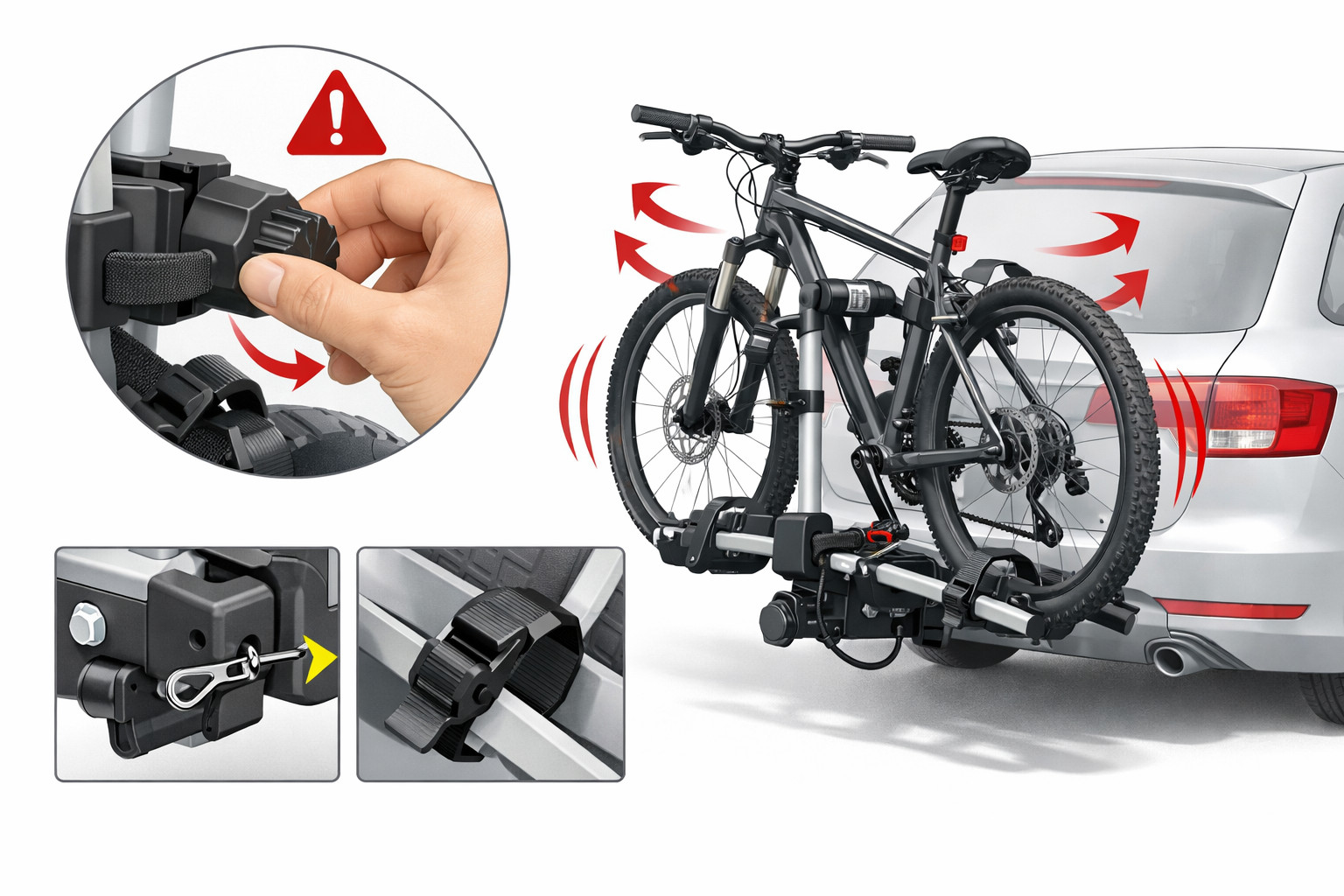 Bike rack wobbling? What to check before you set off