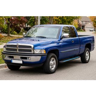Side steps Maya Blue (2 pcs, Aluminum) Dodge RAM (BR/BE) 1994–2002 photo 1