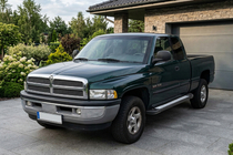 Dodge RAM (BR/BE) 1994–2002 Side Steps Vision New Black (2 pcs, Aluminum) photo 1
