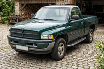 Dodge RAM (BR/BE) 1994–2002 Side Steps Maydos V1 (2 pcs, Aluminum & Stainless Steel) photo 1