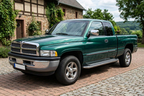 Dodge RAM (BR/BE) 1994–2002 Side Steps Maydos V2 (2 pcs, Aluminum & Stainless Steel) photo 1