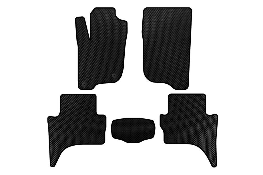 Mitsubishi L200 2015-2024 EVA floor mats (short wheelbase, black) Image