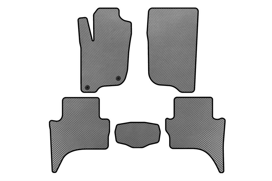 Mitsubishi L200 2015-2024 EVA floor mats (short wheelbase, grey) Image