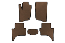 Mitsubishi L200 2015-2024 EVA floor mats (Short base, Brown) photo 1