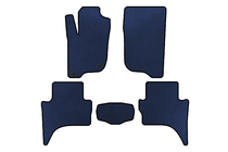 Mitsubishi L200 2015-2024 EVA floor mats (Short base, Blue) photo 1