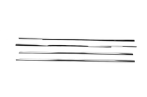 Honda Civic Sedan VII 2001-2006 Exterior window trim stainless steel (4 pcs) OmsaLine - Italian Stainless Steel photo 2