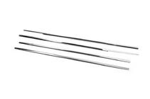 Honda Civic Sedan VII 2001-2006 Exterior window trim stainless steel (4 pcs) OmsaLine - Italian Stainless Steel photo 3