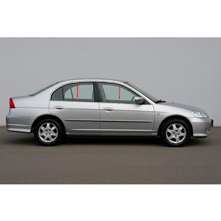 Exterior window trim stainless steel (4 pcs) Honda Civic Sedan VII 2001-2006 photo 1