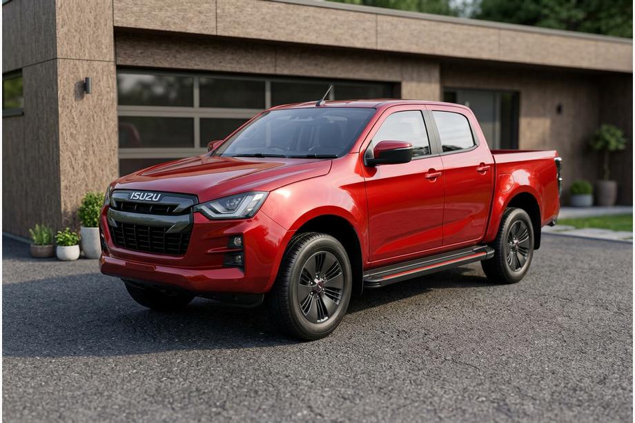 Isuzu D-Max 2019- Side steps Maya Red (2 pcs, Aluminum) Image