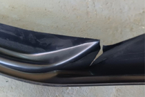 Volkswagen Golf 7/E-Golf 2012-2020 Clearance Front lip splitter DPT V-1 (for OEM bumper, 2017-2019, paint-ready) photo 2